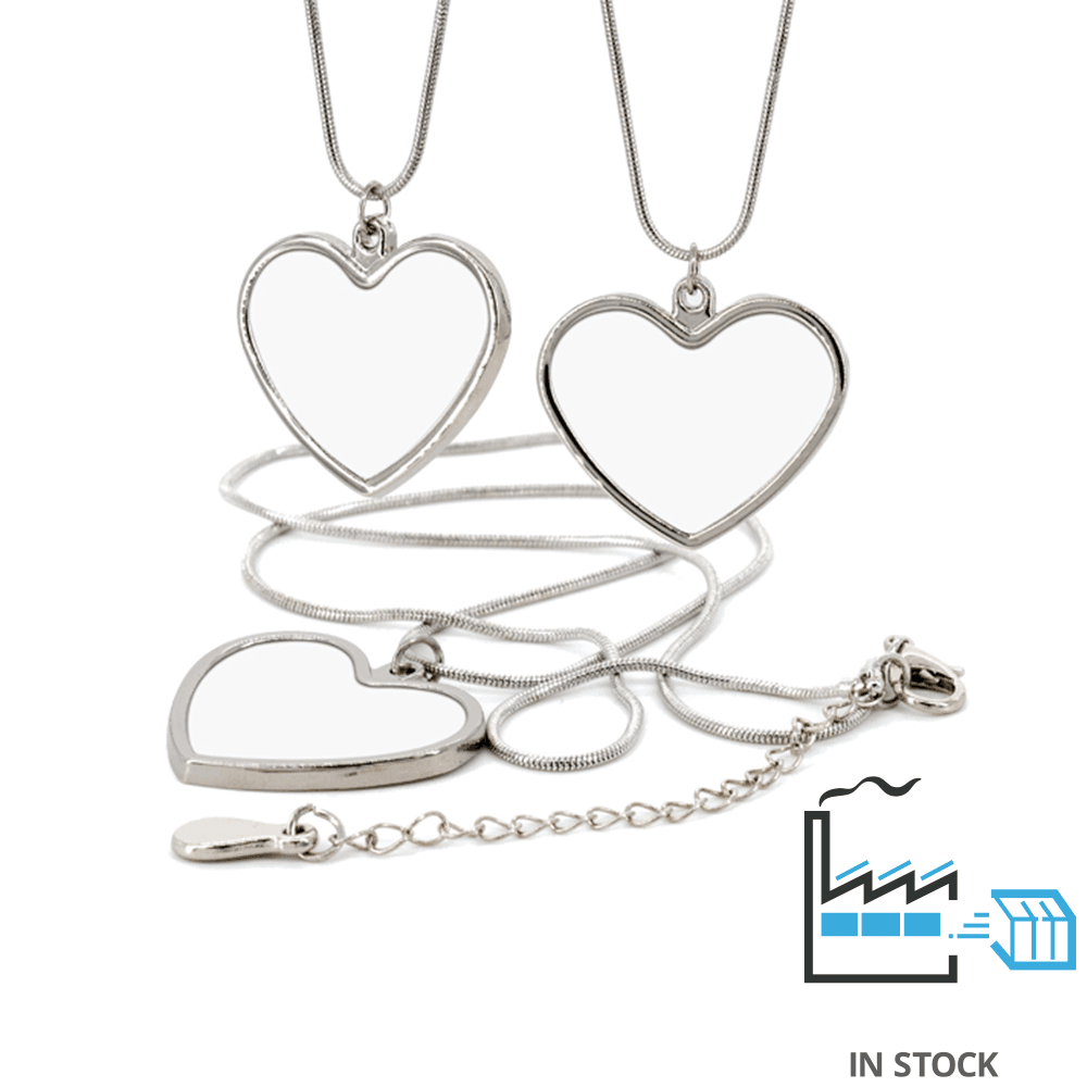 XL02 - Necklace 02 - Heart Necklace – Blank Sublimation Mugs