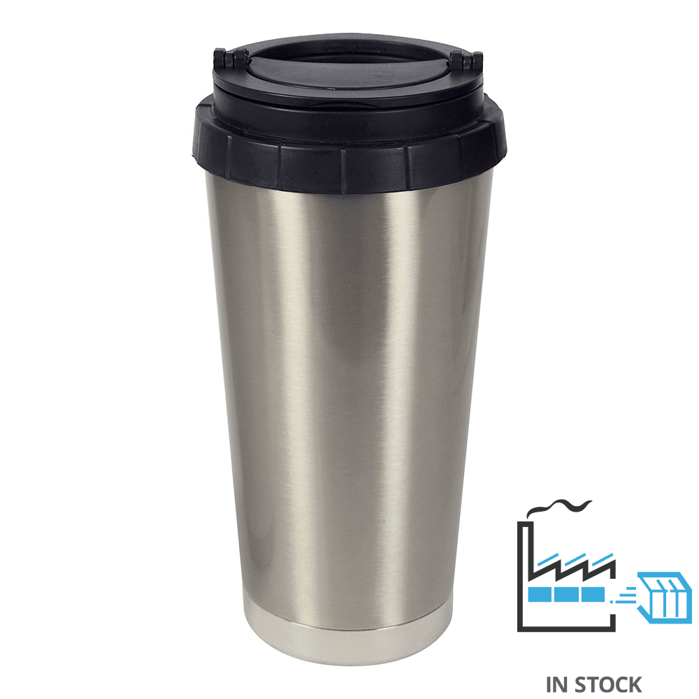 16 oz Hot & Cold Vacuum Seal Double Wall Stainless Steel Mug with Cork Base