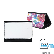 Small Top Grain Leather Wallet - Black , Sublimation Wallets , PHOTO USA