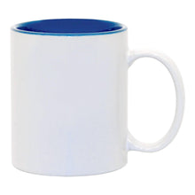11 oz Two Tone Colored Mug - Cambridge Blue , Accent Mugs , PHOTO USA