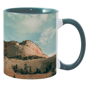 11 oz Inner & Handle Colored Mug - Green - PhotoUSA | Wholesale Sublimation Blanks & Fulfillment | ORCA® Coating