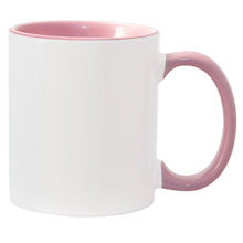 11 oz Inner & Handle Colored Mug - Pink , Accent Mugs , PHOTO USA