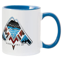 11 oz Inner & Handle Colored Mug - Cambridge Blue - PhotoUSA | Wholesale Sublimation Blanks & Fulfillment | ORCA® Coating