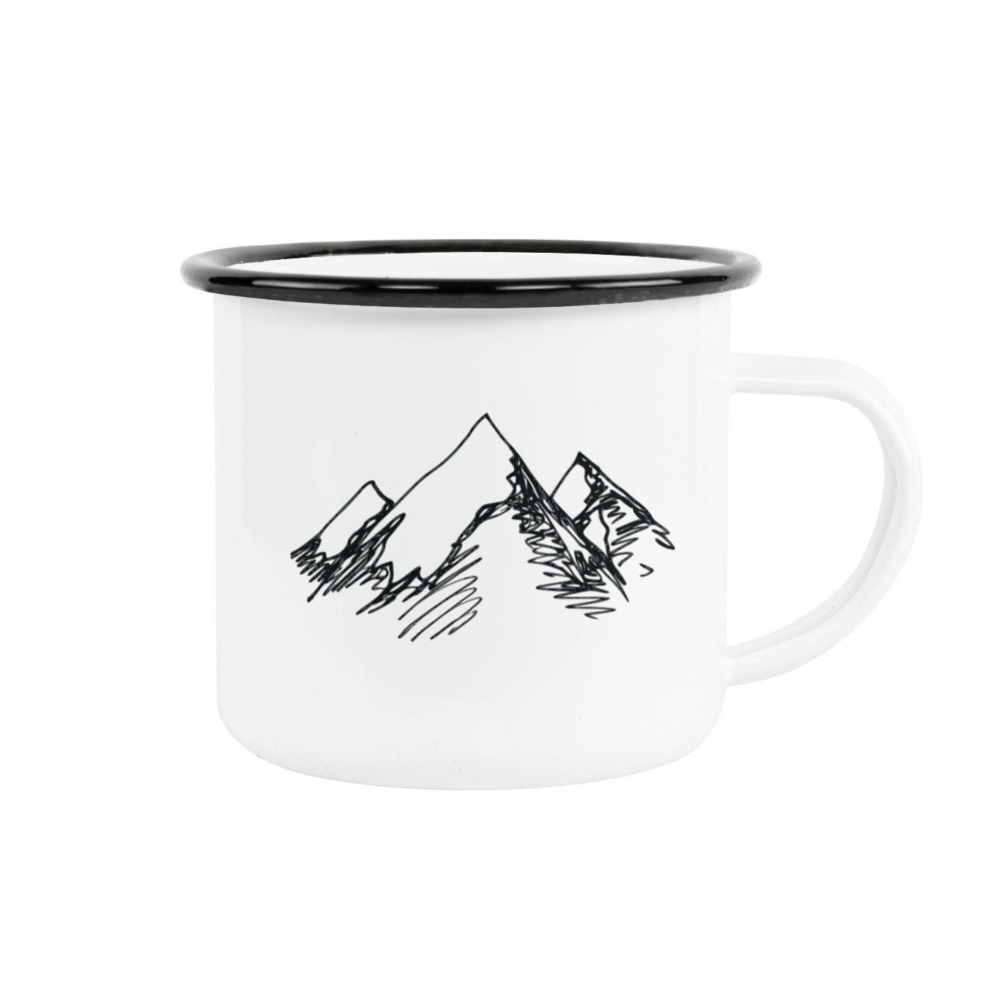 Custom Coffee Camp Mug – Couloir[ART.]