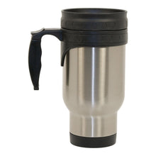 14 oz Stainless Steel Mug - Economy size (With Plastic Insert) - Silver , Sublimation Travel Mugs , PHOTO USA