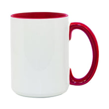 15 oz Inner & Handle Colored Mug - Red - PhotoUSA | Wholesale Sublimation Blanks & Fulfillment | ORCA® Coating
