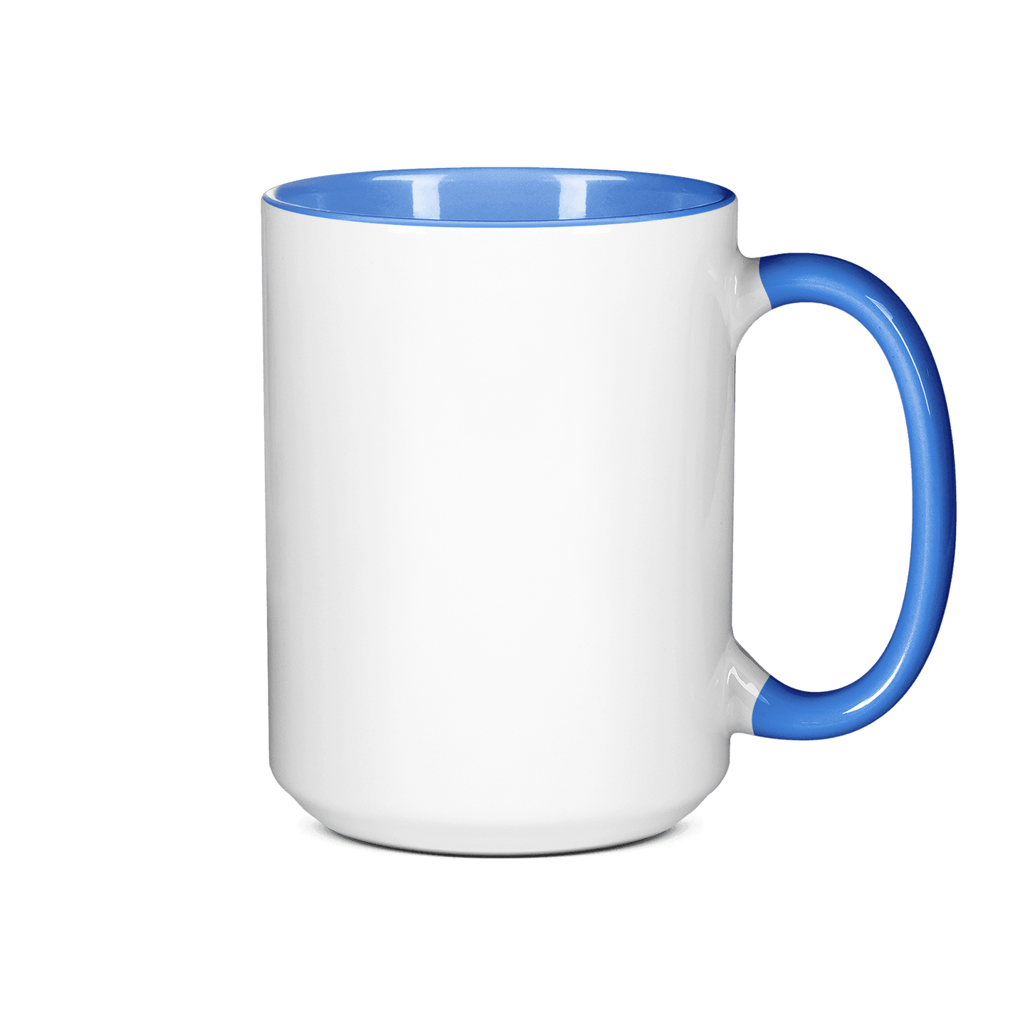 15 oz Inner & Handle Colored Mug - Cambridge Blue , Accent Mugs , PHOTO USA