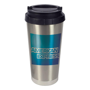 16 oz Stainless Steel Thermal Travel Mug - Silver - ORCA - PhotoUSA | Wholesale Sublimation Blanks & Fulfillment | ORCA® Coating