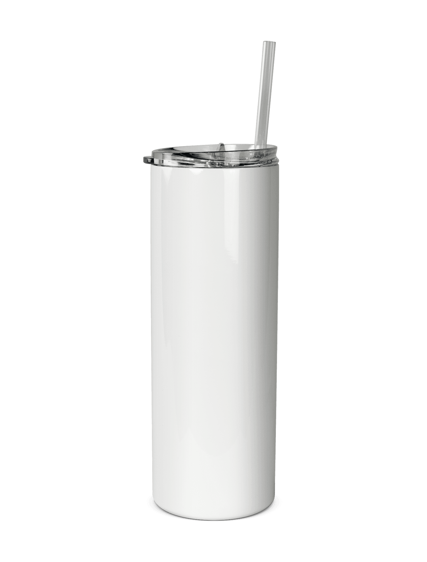 20 oz Skinny Tumbler with Straw - Design Your Own Mug