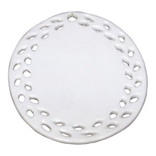 Ceramic Oval Doily Ornament , , PHOTO USA