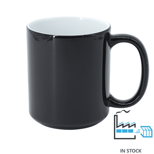 11 oz Color Changing Mug - Black - High Light (Brighten) - PhotoUSA | Wholesale Sublimation Blanks & Fulfillment | ORCA® Coating