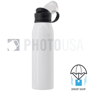 650ml Aluminum Sport Water Bottle w/ Carrying Loop
