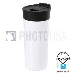 450ml Stainless Steel Vacuum Insulated Coffee Cup - White