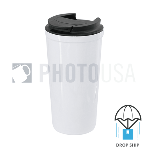 16oz Stainless Steel Vacuum Insulated Coffee Cup - White
