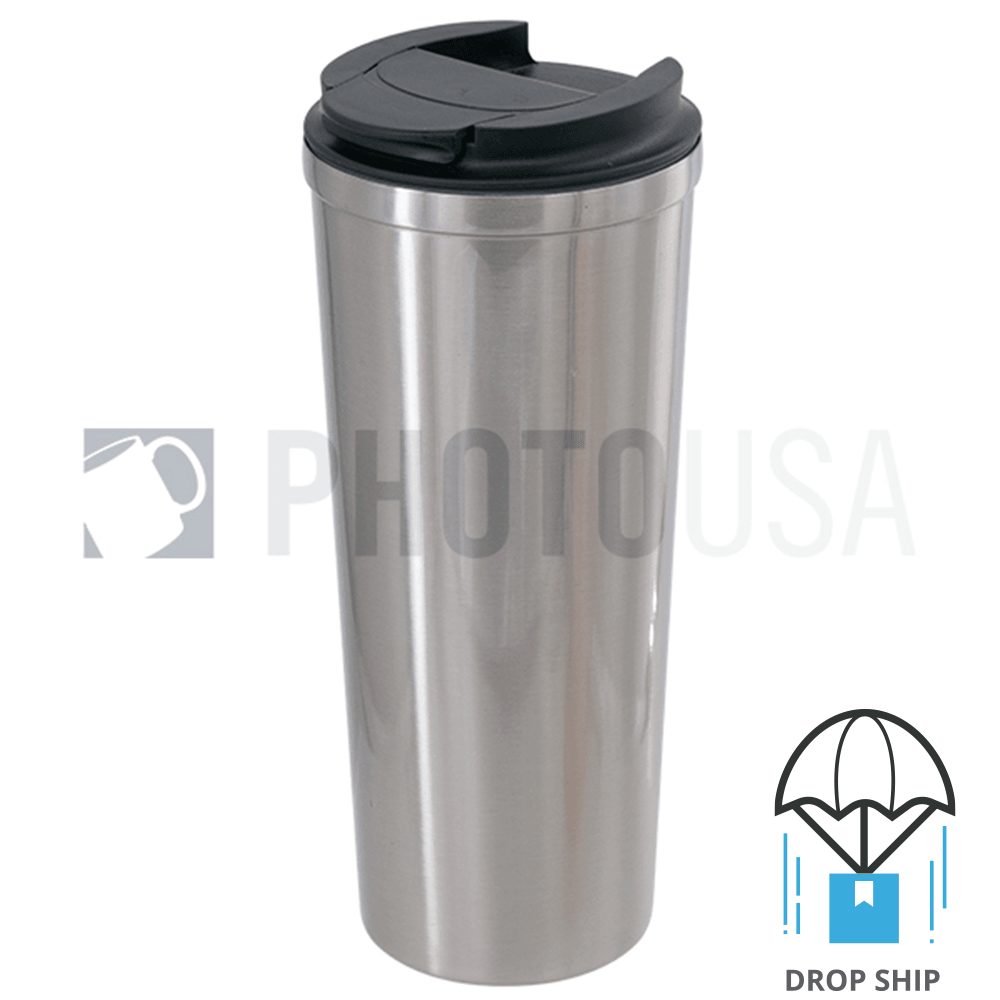 20oz Stainless Steel Vacuum Insulated Coffee Cup - Stainless Steel